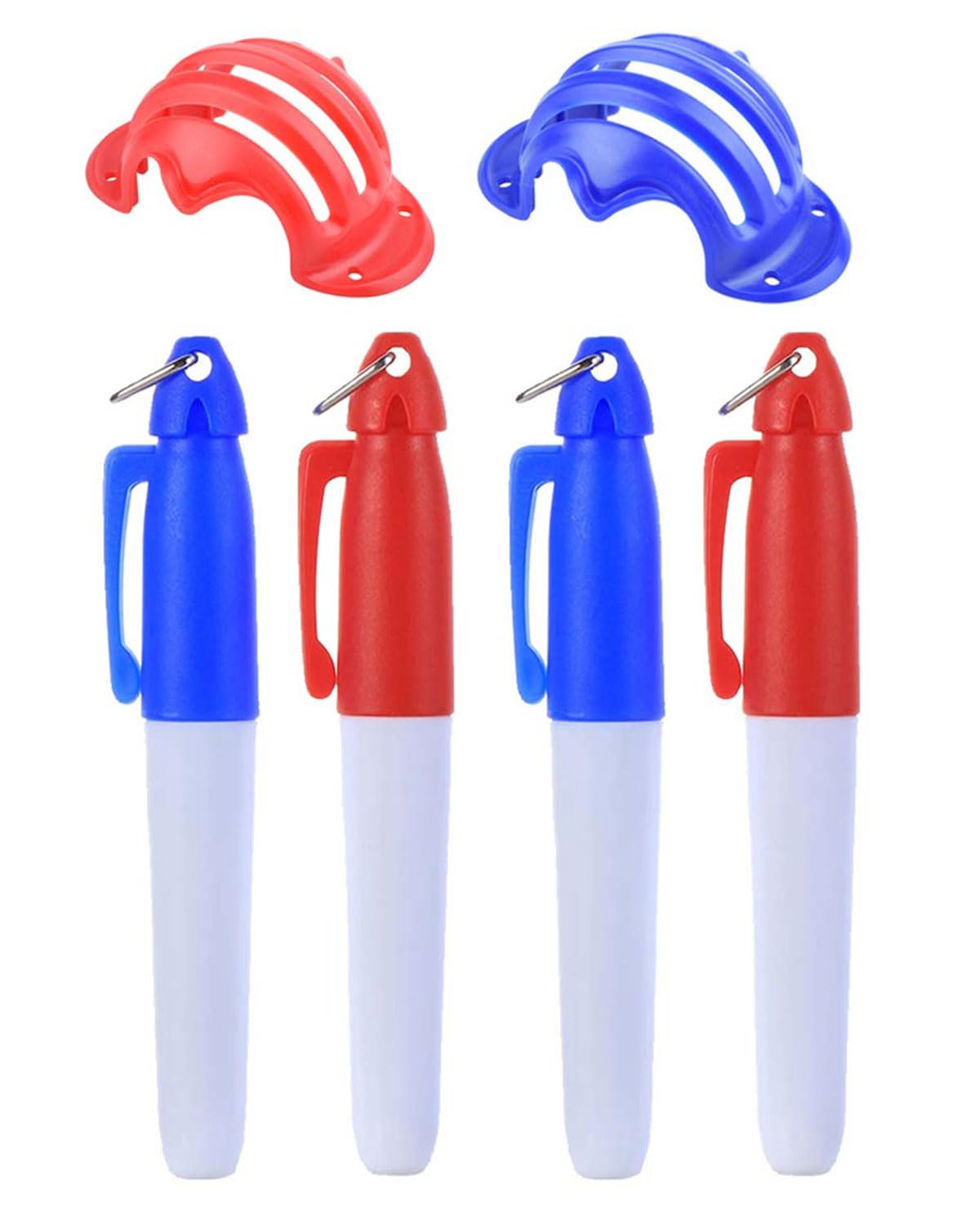 Herramienta de Alineación para Golf, 2 Piezas, Marcador Bolas de Golf 4 Piezas, Clip Rotulador