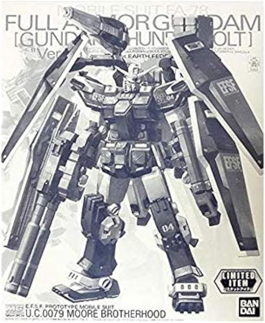 Bandai MG 1/100 FA-78 Full Armor Gundam Ver.Ka (GUNDAM THUNDERBOLT Ver.) Half Mechanical Clear Plastic Kit