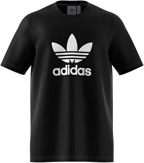 Adidas GN3462 Trefoil T-Shirt T-Shirt Mens Black/White XS