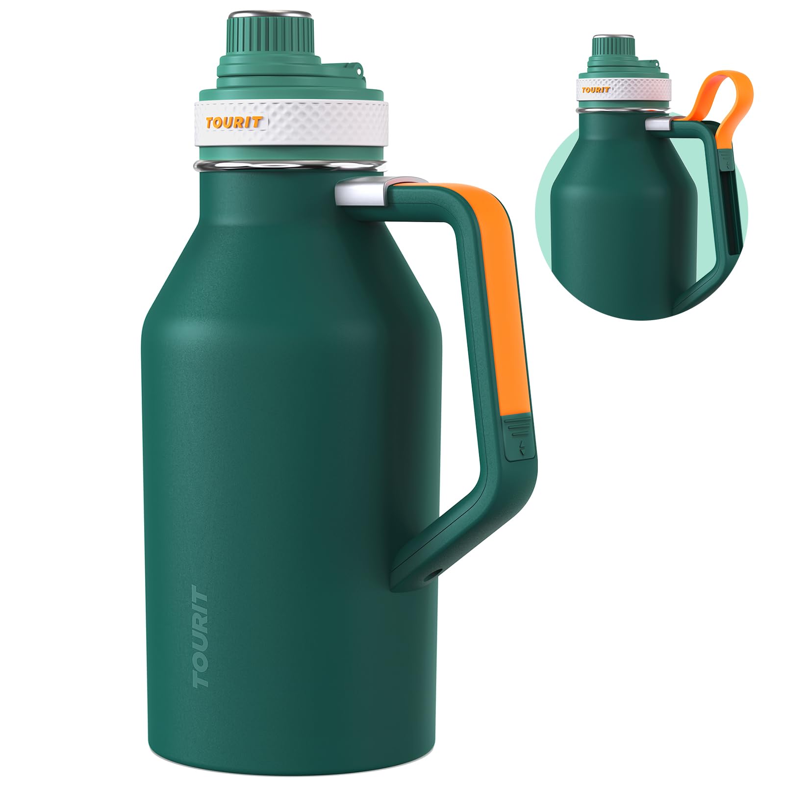 Amazon TOURIT 64oz Insulated Water Bottle Stainless Steel Half amazon-tourit-64oz-insulated-water-bottle-stainless-steel-half