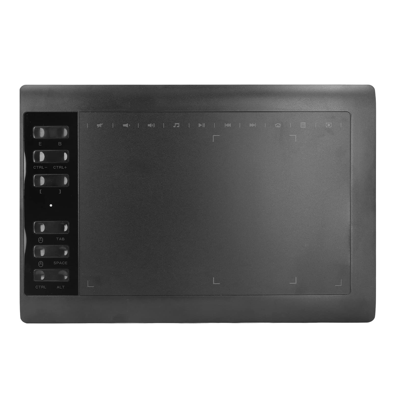 Bewinner Tableta Gráfica de Dibujo, Tableta de Dibujo Grande de 10 X 6 Pulgadas 233PPS 5080LPI 8192 Nivel de Sensibilidad a la Presión Tableta Gráfica para Pintura, Diseño, Boceto de