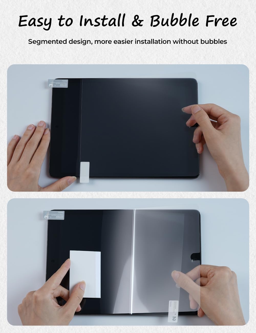 PYS Papier Schutzfolie Für IPad 7/8/9 Gen - Zeichnen Wie Auf Echtem Papier!