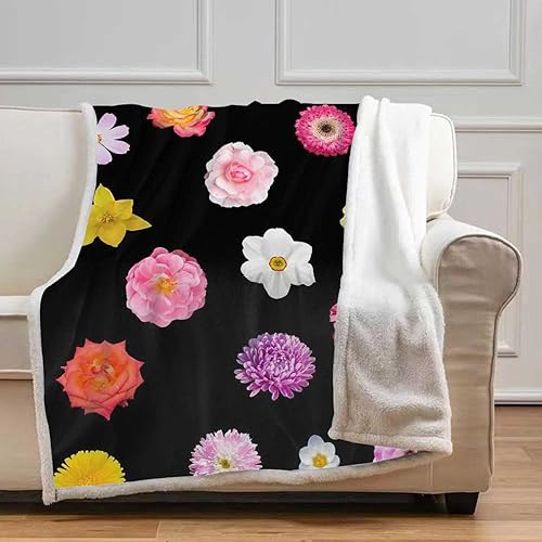 Miniatura 7 de Kitchen Art Wall Decor Cobijas Calientes para Invierno Brown Red Flannel Blanket Soft, Plush, Fluffy, for Bedroom Essentials Throw Size 47In x 59In