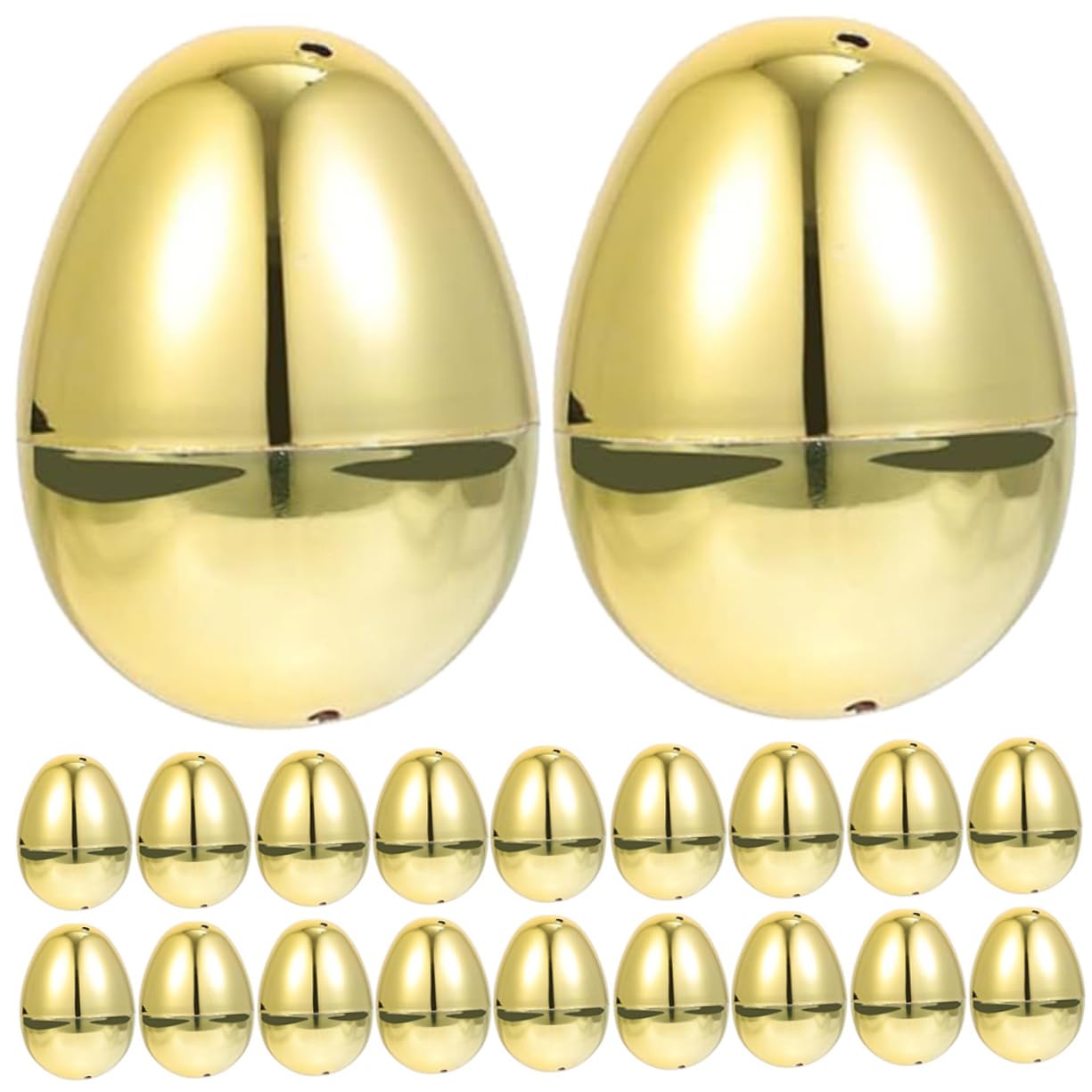 VOSAREA 100pezzi Uova Pasquali Riempibili Decorazioni Forma di per Feste Pasquali Scatole per Dolci e Regali per Abbellire Ambienti e Celebrare La Pasqua