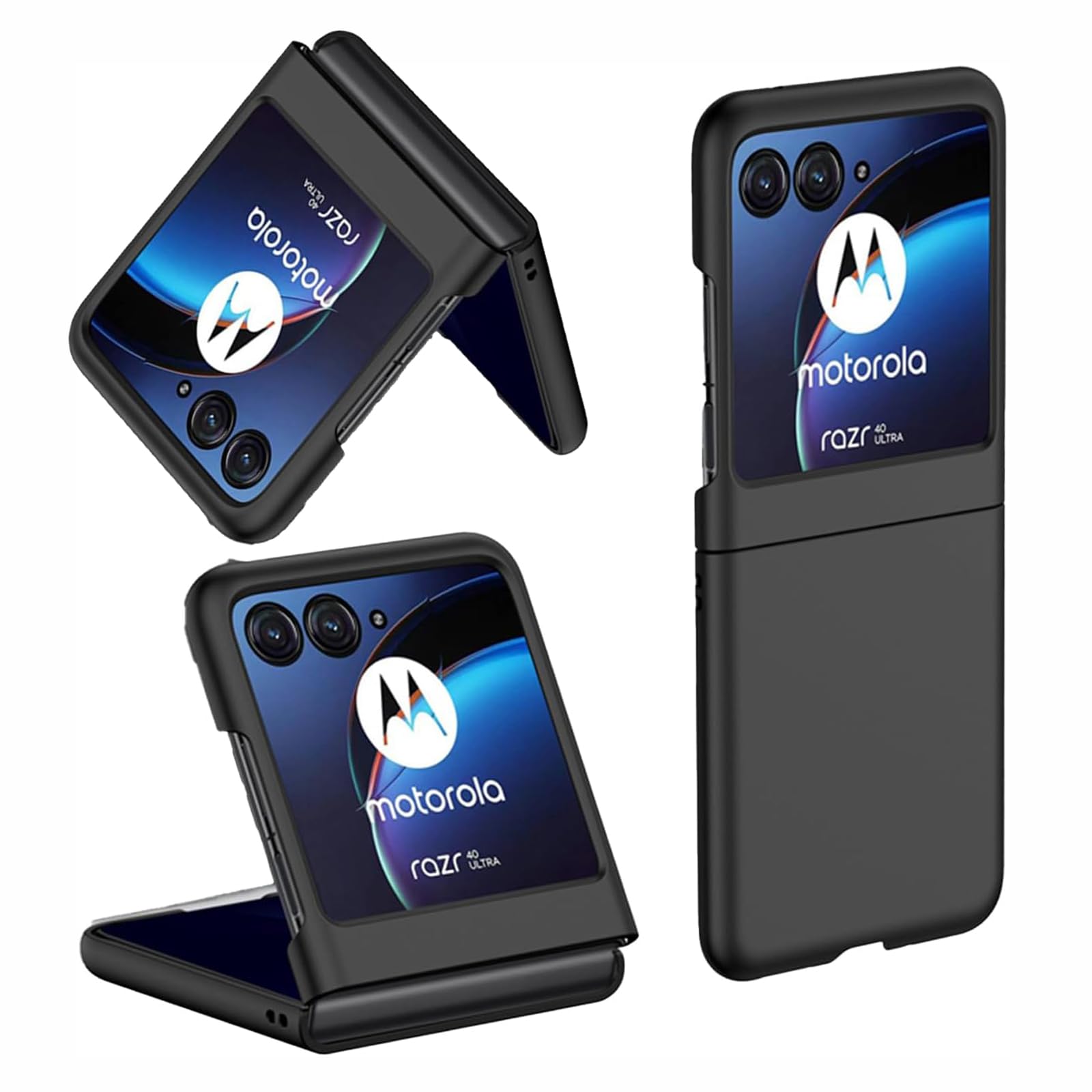 Lustree Back Case Slim Fit, Ultra Thin, Lightweight, Hard PC, Shockproof Hard Case Protective Case for Motorola Razr 40 Ultra - Black (B0D5DBC6ZG) Amazon Price History, Amazon Price Tracker