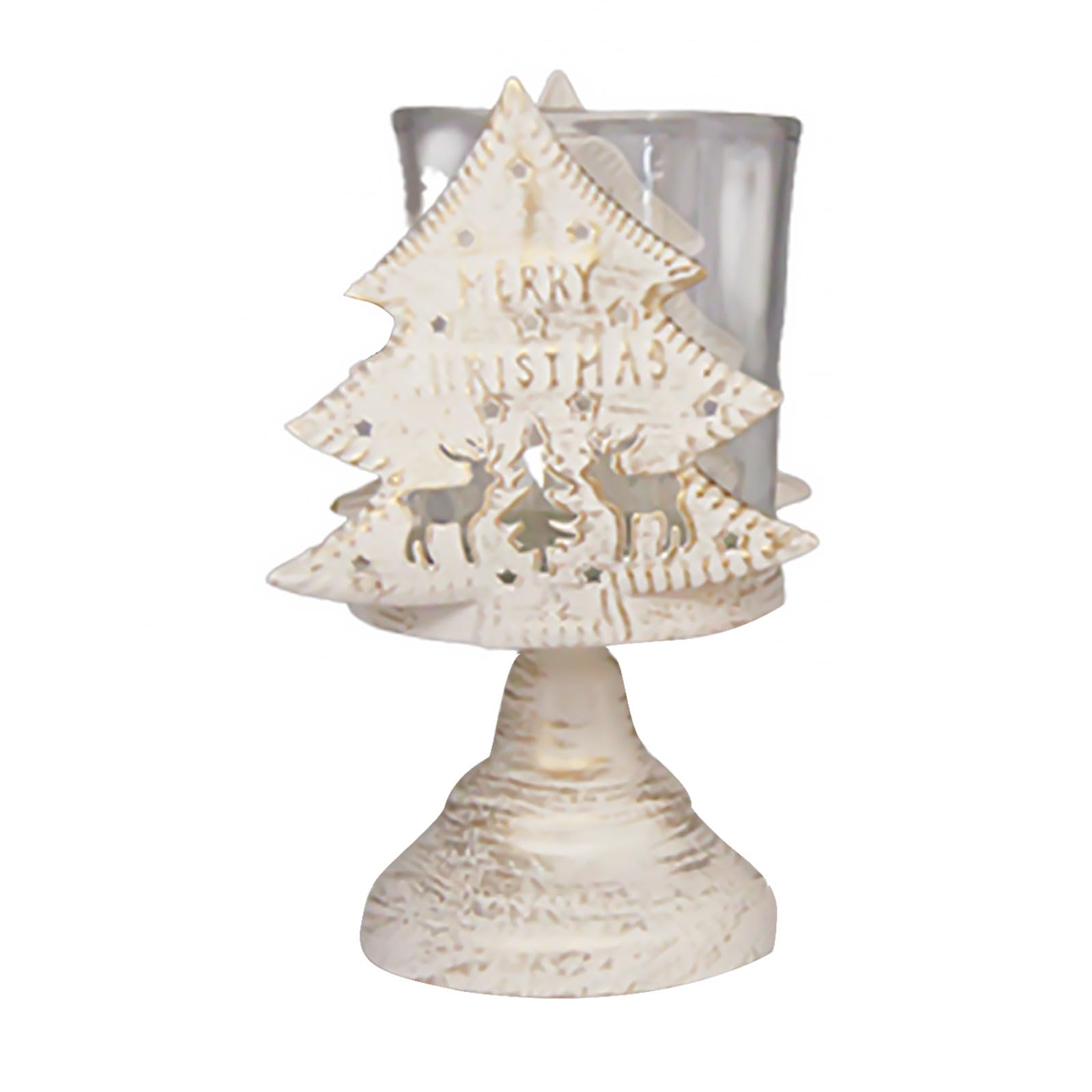 Metal Christmas Holder Desktop Decoration Candleholder Unique Pattern Candlestick Home Decoration Gold Metal Stand