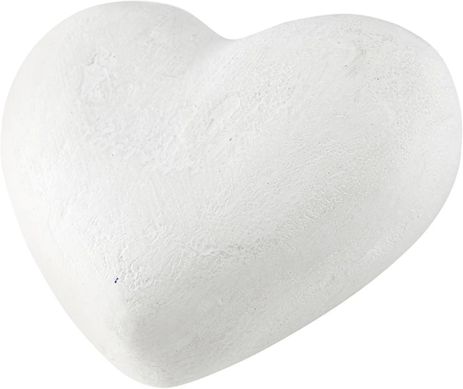 Santa Barbara Design Studio Pure Design Paper Mache Heart Decorations for Home, 2.75" x 2.75", White