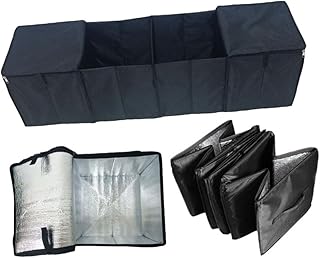 FAVOMOTO Caixa De Armazenamento De Carro Pendurado Caixa De Armazenamento Dobrável Recipiente De Porta-Malas Multiuso Bagagem Dobrável Organizador Dobrável De Porta-Malas Caixa De Lixo