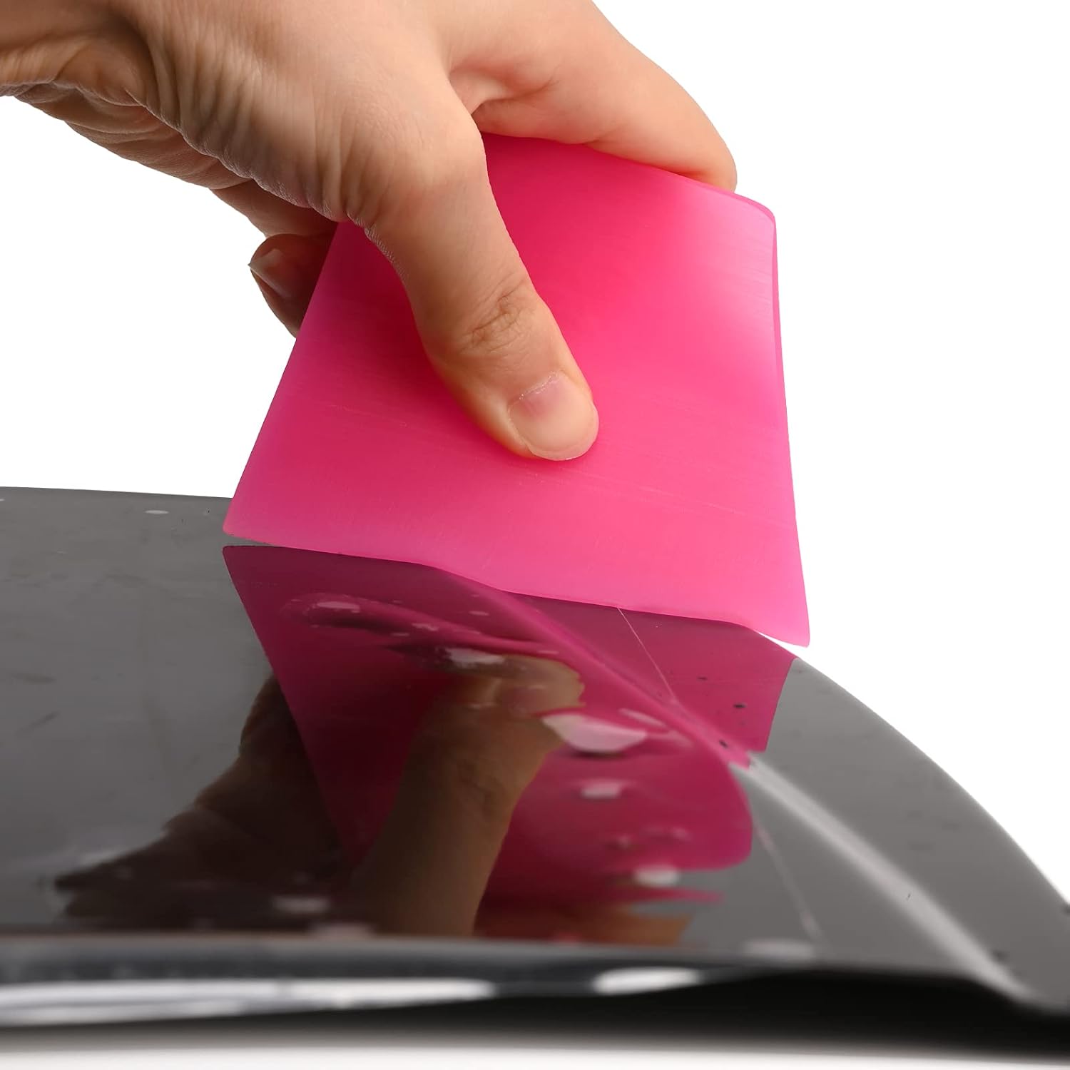 Gomake PPF Squeegee Kit 5 in 1 Anti-Scratch Soft TPU Squeegee for Vinyl,Small Tint Squeegee Water Blade Scraper for Paint Protection Film,Vinyl Wrap/Window Tint Tools