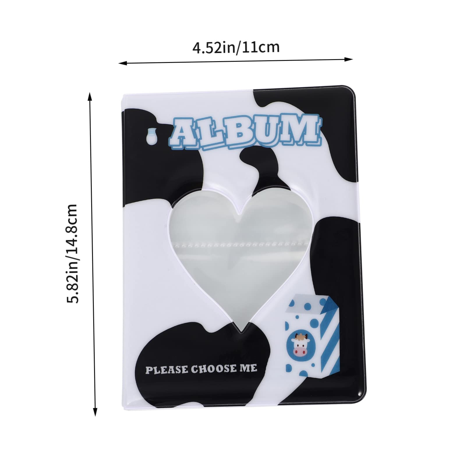 Happyyami Photo Storage Album Mini Collection Organizer Lightweight Material Practical for Photos Cards and Keepsakes for Home and