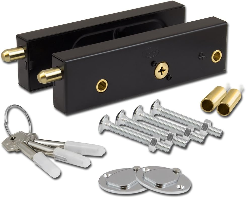 AS1997 Garage Door Lock - Black