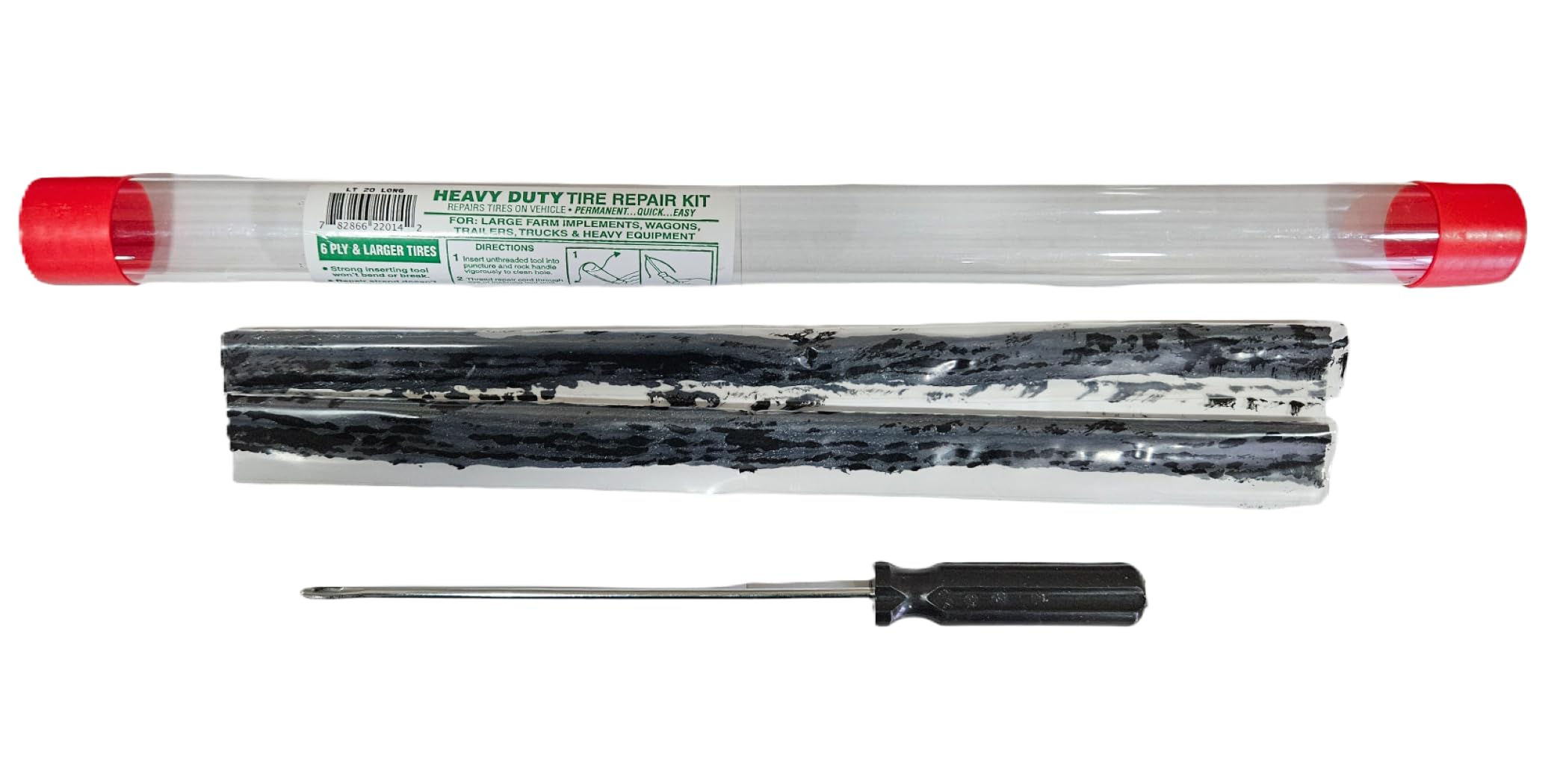 Generic Nealey Deluxe Heavy Duty Tire Repair Kit 21 pcs All in one tire Plug for car, Truck, Golf cart, Lawn Mower, Motorcycle, semi, Tractor and ATV. Made in The USA