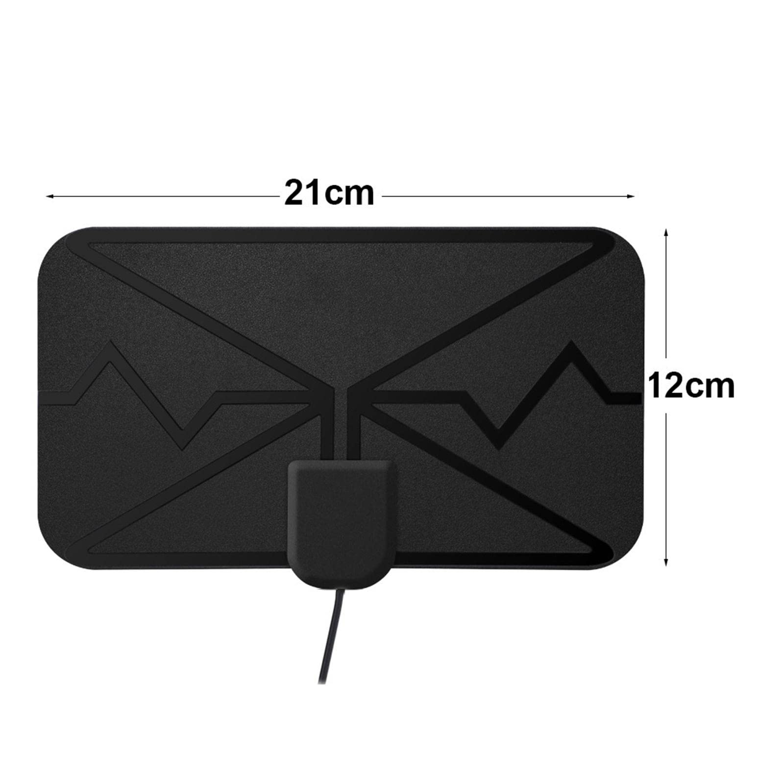Lot de 10 antennes TV numériques d'intérieur amplifiées avec chaînes locales