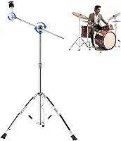 Estante para Bateria, Suporte Pratos de Bateria, Suportes de Braco de Prato, Inclinador de Prato, Estante Bateria Com Tripé Ajustável