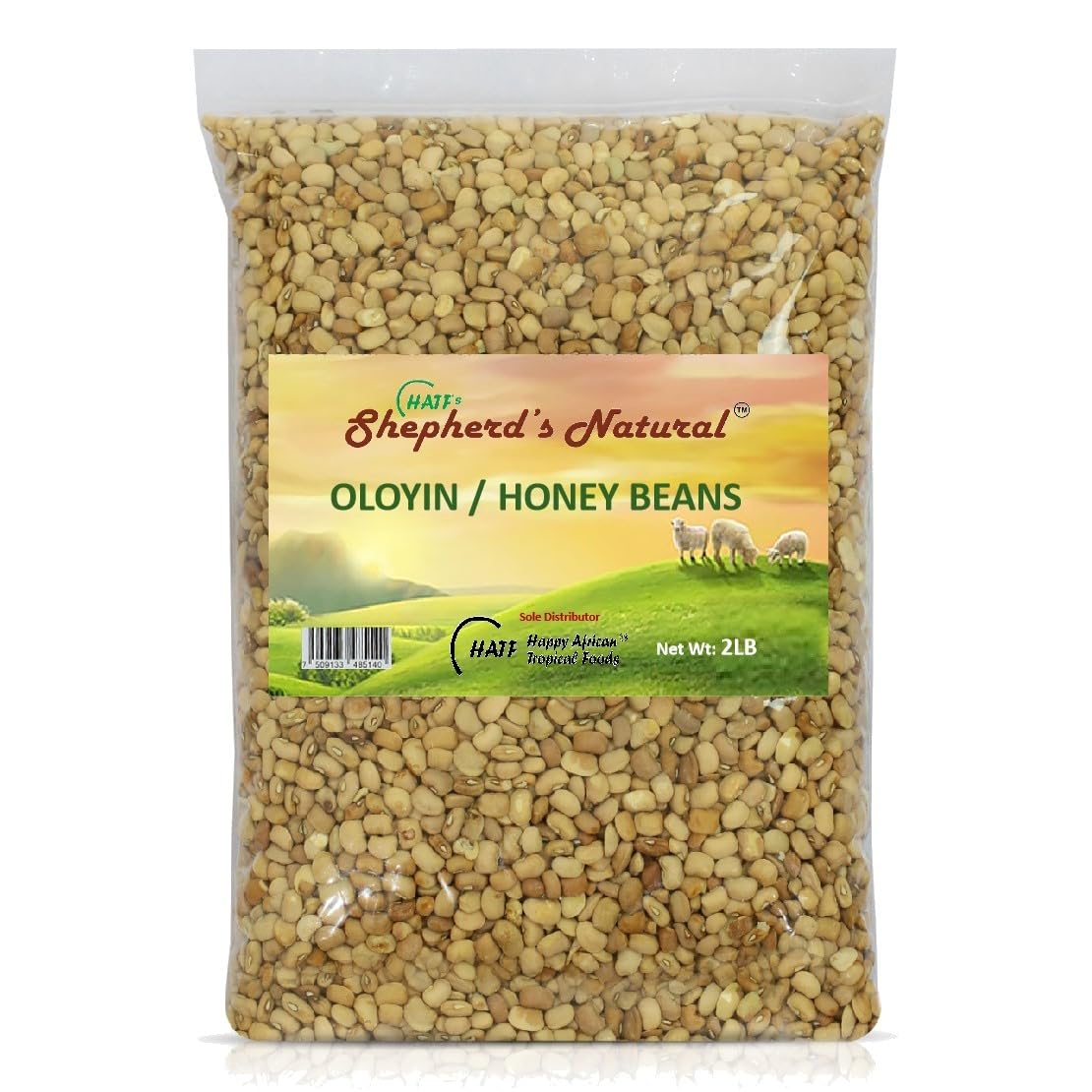 Oloyin Honey Beans by Shepherd's Natural 2 lbs. / 32 oz. Offers a quality, easy-to-cook West African honey beans, perfect for authentic dishes like Akara, Moi-Moi, and Gbegiri.