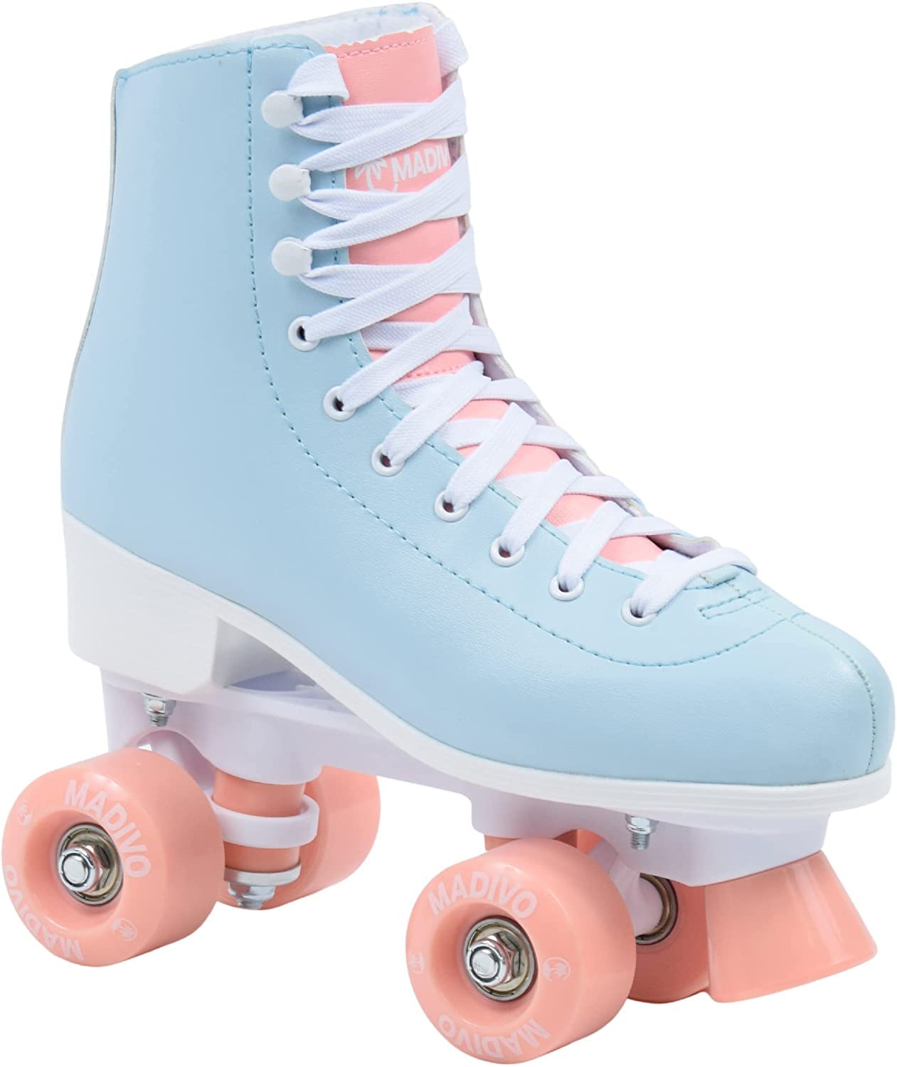 MADIVO Pastel - Pattini classici da donna in linea, con cuscinetti a sfera ABEC-7, taglia 35, 36, 37, 38, 39, 40, 41