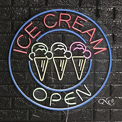 Miniatura 6 de Cartel de neón led helado 26" x 26" #31150