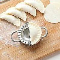 Vista 2 de Stainless Steel Ravioli Mold Dumpling Maker Wrapper Pierogi Dumpling Maker Wrapper Pastry Dough Cutter