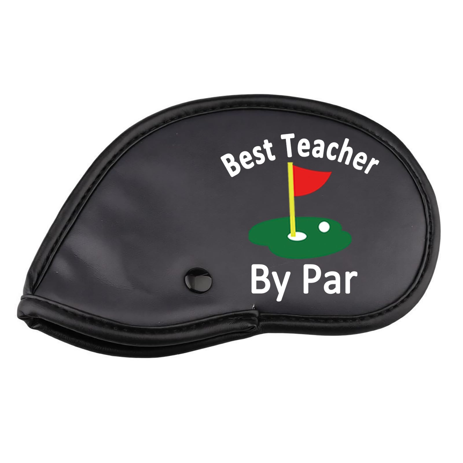 Funny Golf Iron Covers Best Teacher by Par Golf Headcover Birthday Gift for Teacher Coach (Best Teacher by Par)