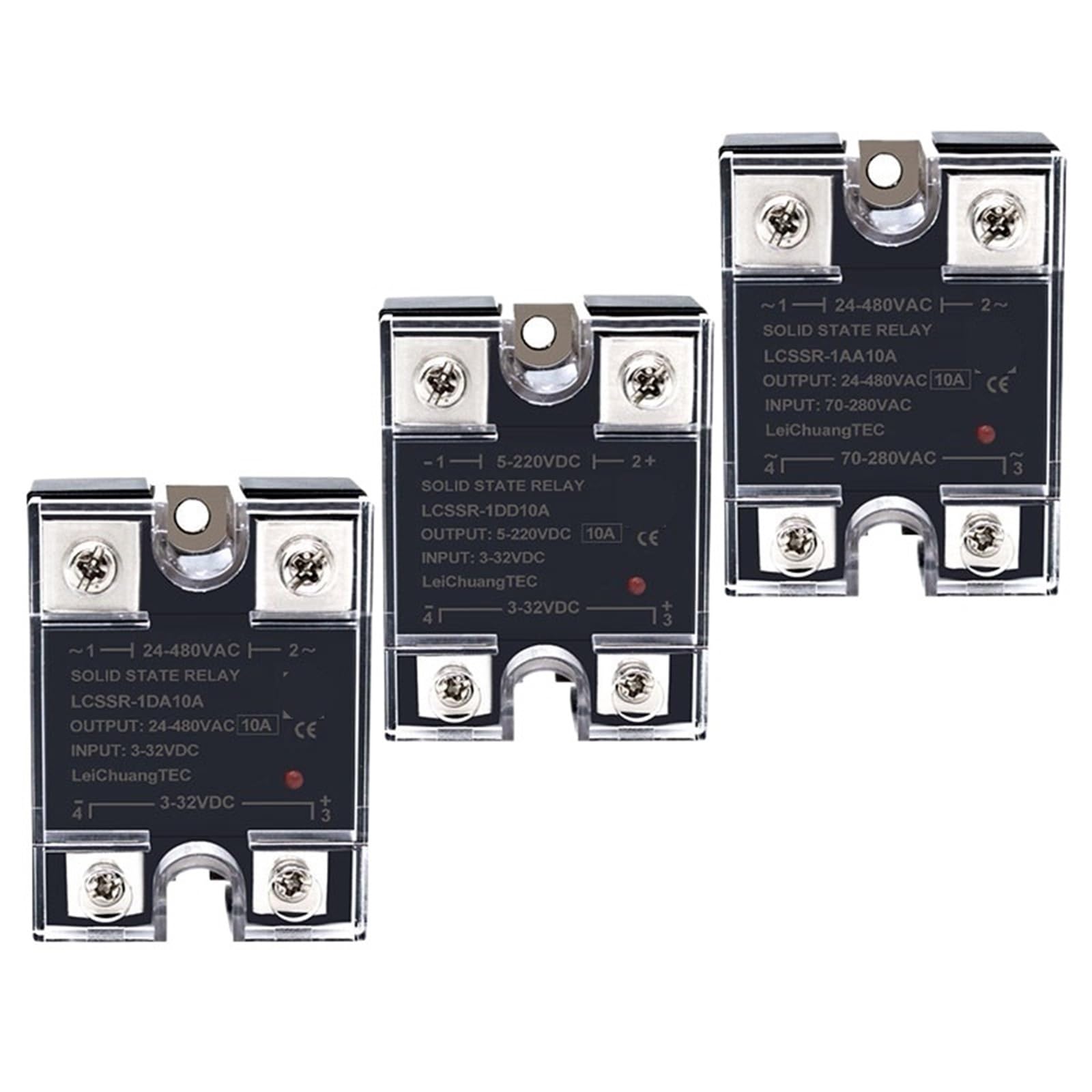 Relais statique SSR monophasé haute performance 60A DC-AC durable - 6