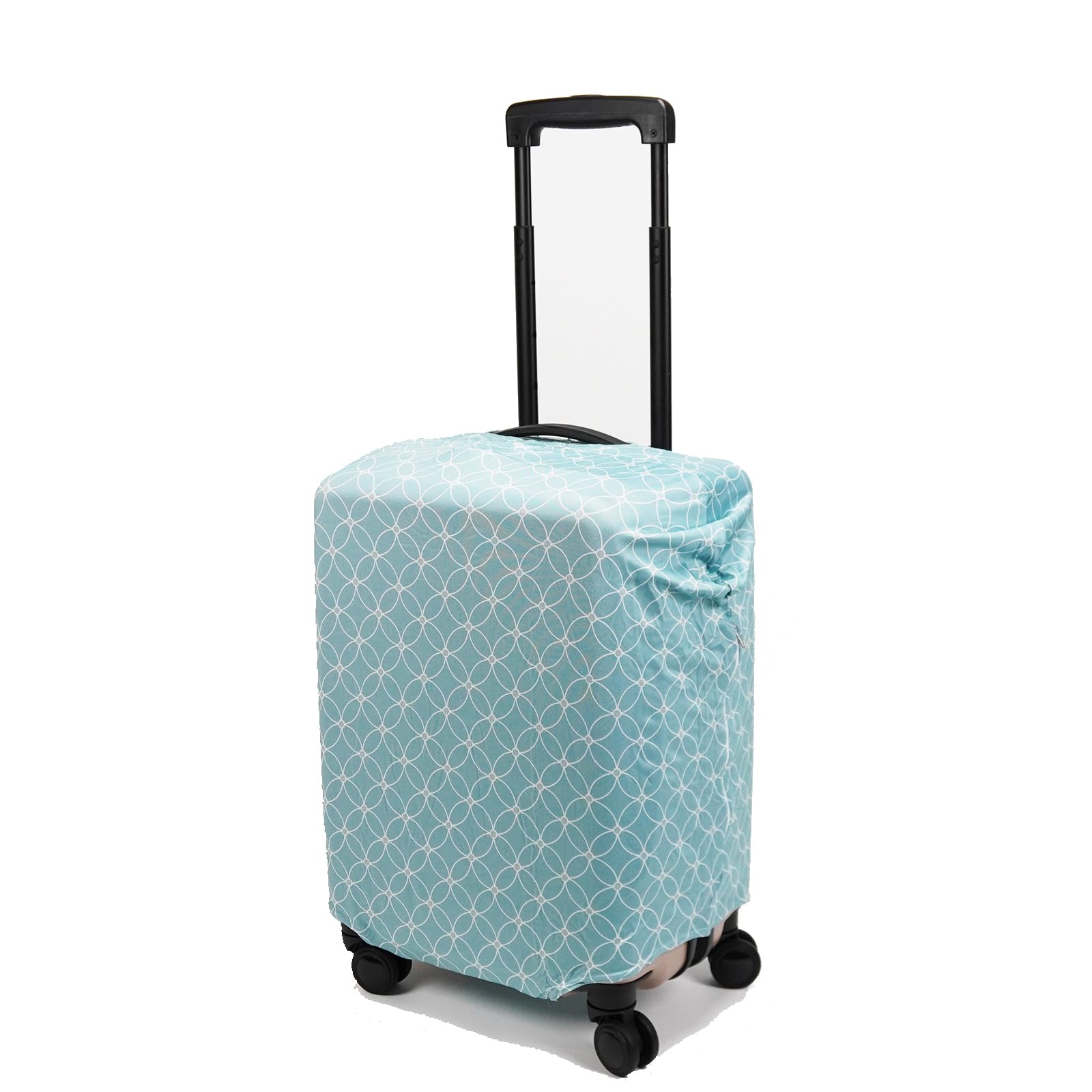 [エース] スーツケースカバー マッフル Sサイズ ポケッタブル 57cm 62841 15 ブルー(サークル)