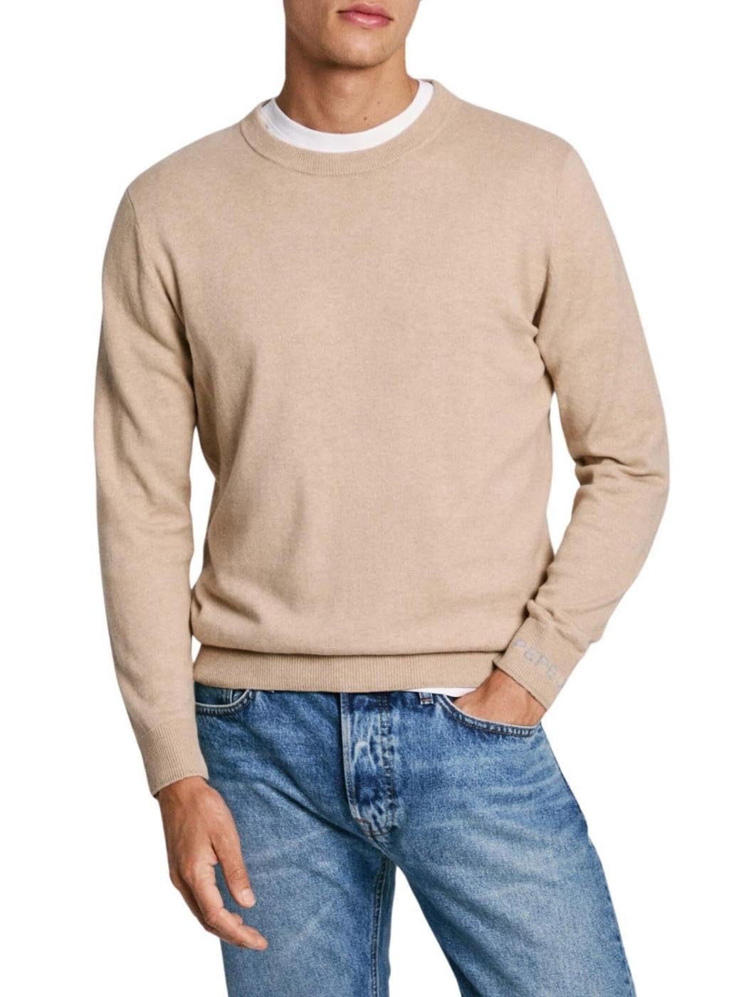 Pepe Jeans New Andre Crew Neck Prendas de Punto Hombre (Pack de 1)