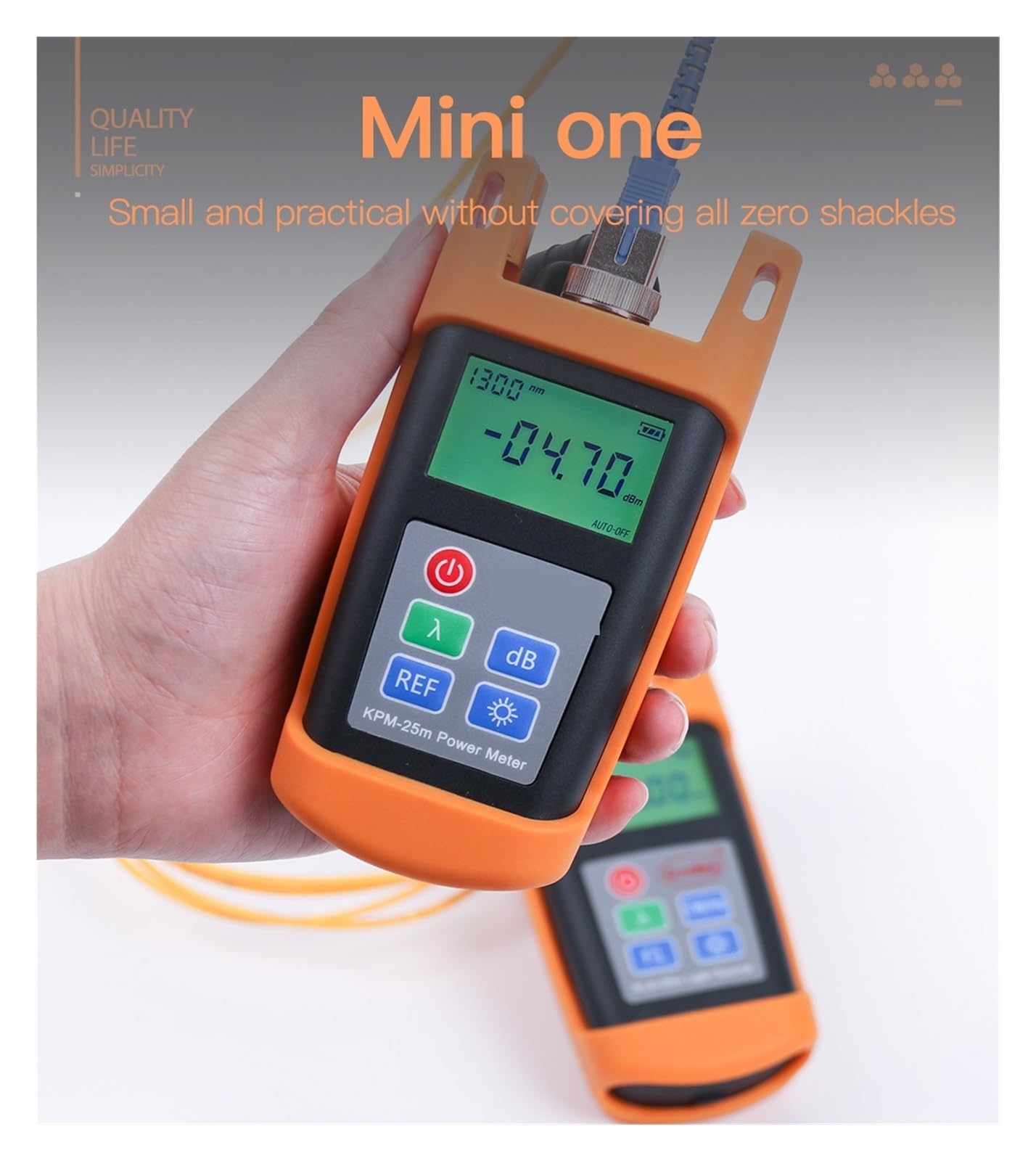 Tester światłowodów Ręczne Narzędzie Testowe Światłowodów Miernik Mocy Światłowodu KPM-25M Tester OPM Ze Złączem SC
