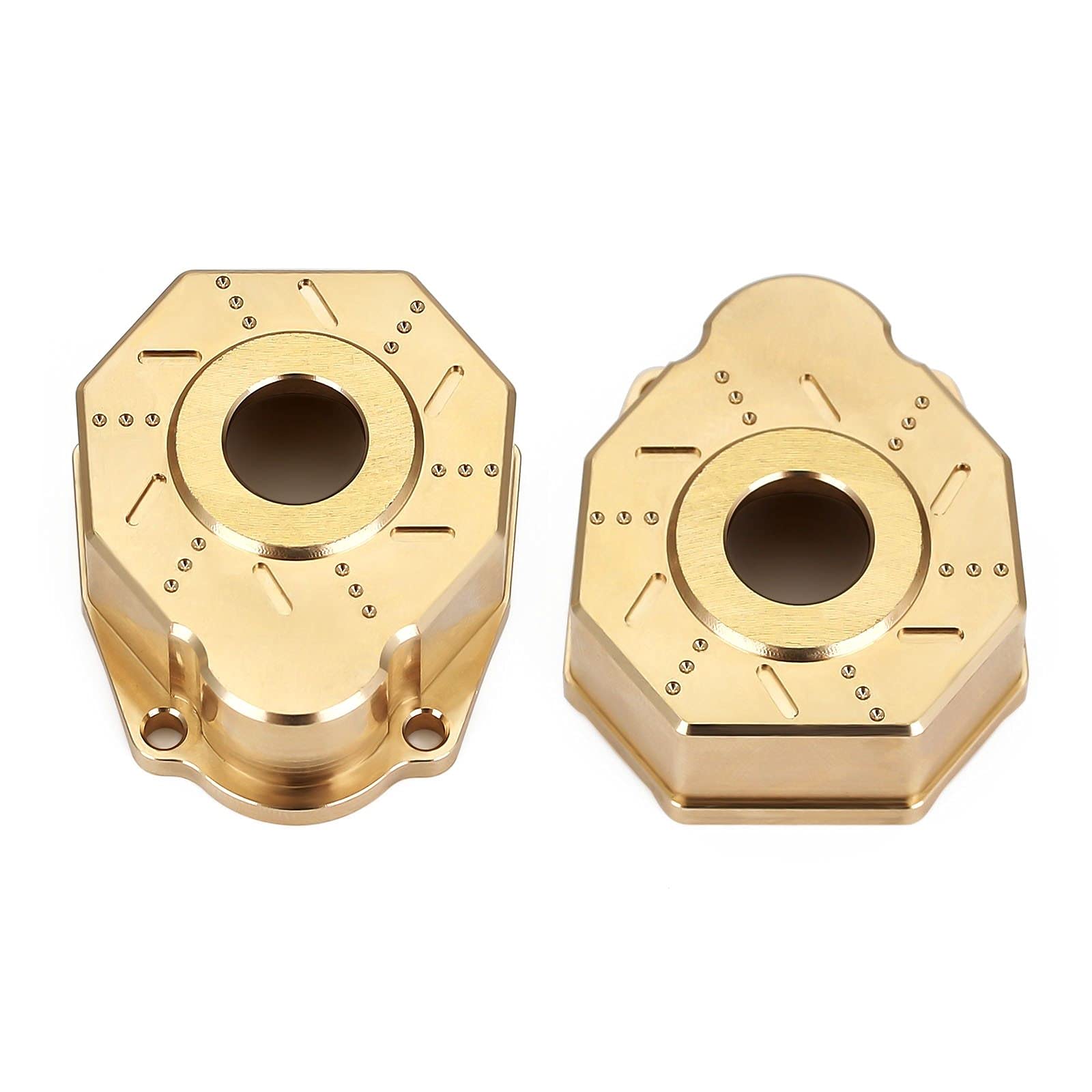 TRX4 Brass Counterweight Portal Drive Housing, Black Coating TRX-4 Brass  Weight LCG Accessories For 1/