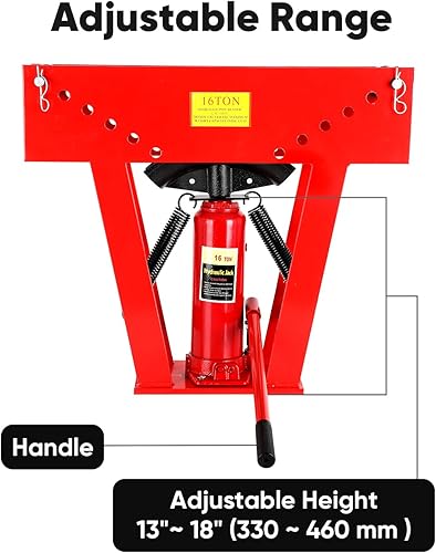 Miniatura 5 de Dobladora de tubos hidráulicos de 1/2 de 16 toneladas de cobre manual de tubo de escape herramienta dobladora 8 troqueles