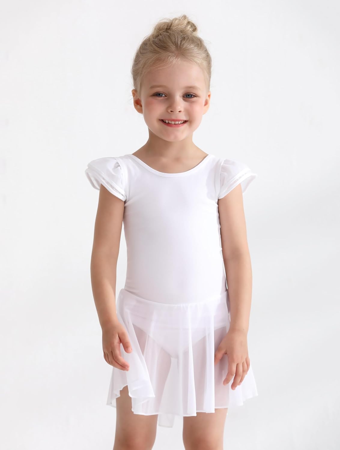 Mecceos Ballet Leotards for Girls Toddler Dance Dresses Ballerina Outfits image 3