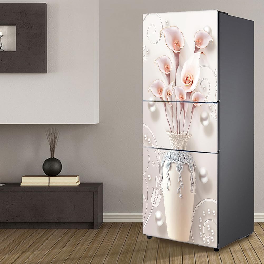 Autocollants de réfrigérateur pour cacher les rayures d'une porte de frigo
