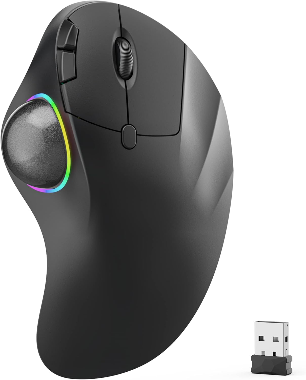 PORLEI Wireless Trackball Mouse with Greater Hand Support
