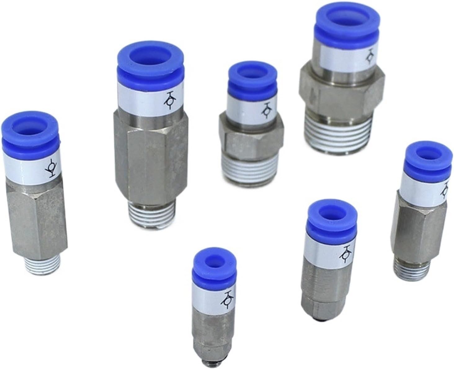 1PCS self-seal fitting KCH04-M5 KCH06-M5 KCH06-01S KCH06-02S KCH08-01S KCH08-02S KCH08-03S Pneumatic fitting(KCH 06-M5)