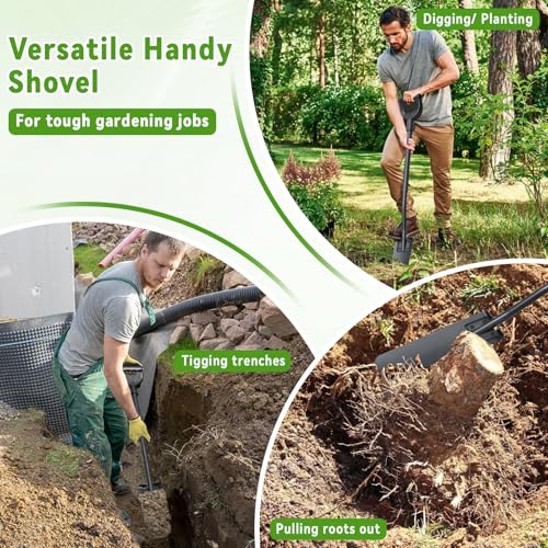 Spade Shovel with D Handle