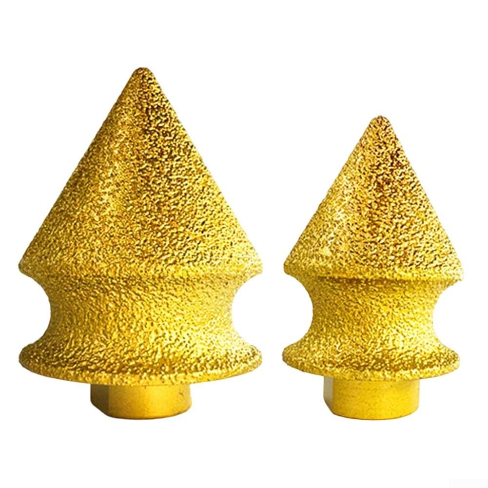 M10 Cone Grinding Wheel for Tile For Edge Chamfering, Glass Beveling Polishing Bit, Silicon Carbide Angle Grinder Disc for Porcelain Hole Finishing(50mm)