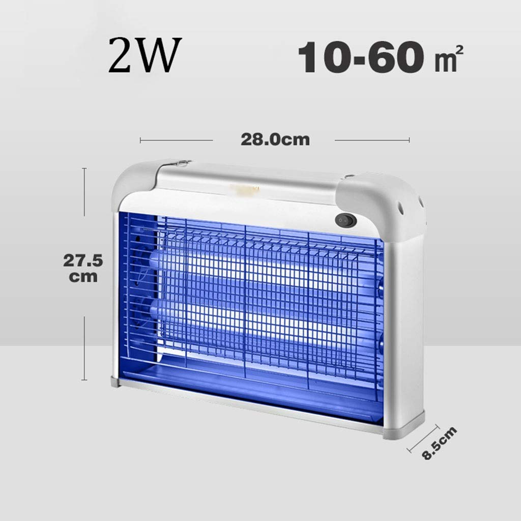 Trappola per zanzare Mosquito Killer Home Mosche Scossa elettrica Lampada per zanzare Killer per zanzare UV per Interni Lega di Alluminio Griglia ad Alta Potenza Lampada per zanzare a LED