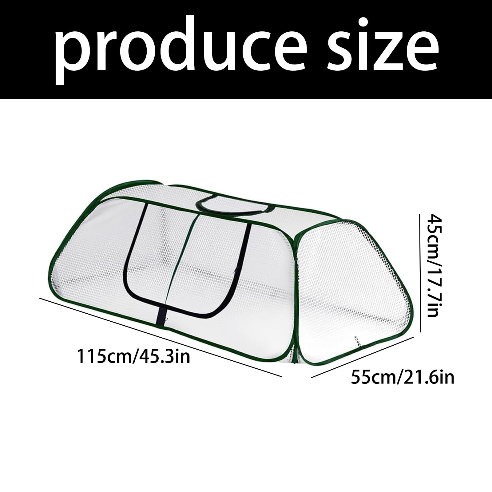 Copertura per Serra Pianta per acceleratore da Giardino con Porta con Cerniera Forniture per la casa da Giardinaggio per Accessori per la casa Giardinaggio