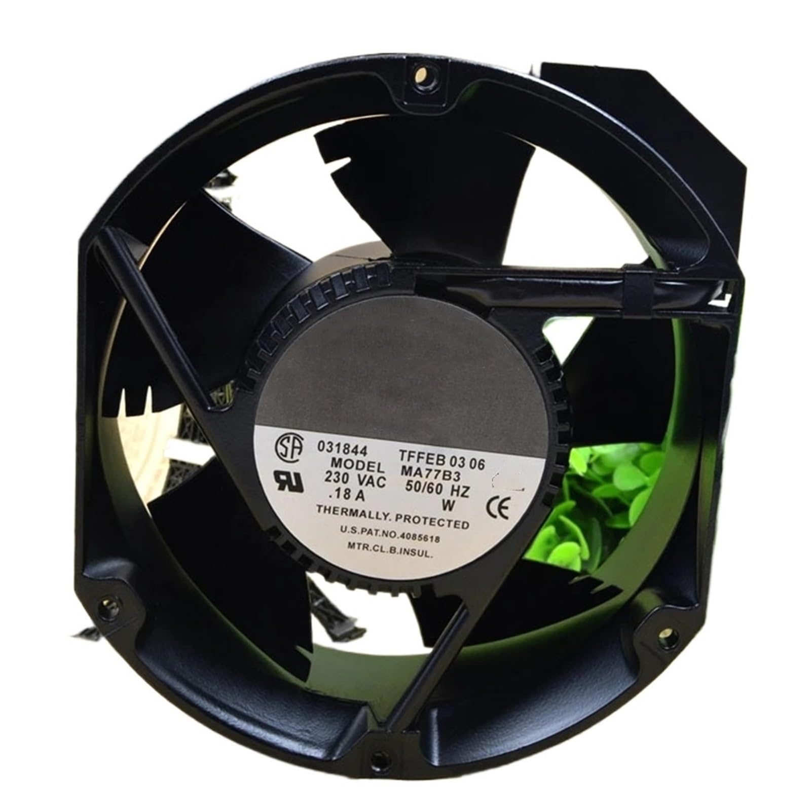 FSBNMNXPQ Cooling Fan MA77B3 AC 230V 0.18A 41.4W 50/60Hz 172 * 150 * 50mm 2-Pin