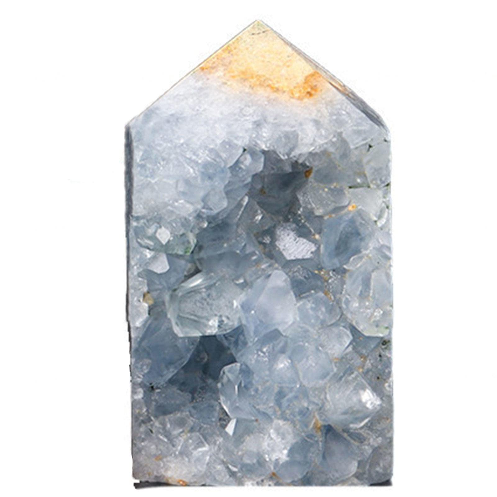 Cristal de célestite bleue naturelle de 1,2kg | Idée cadeau minéral et collection