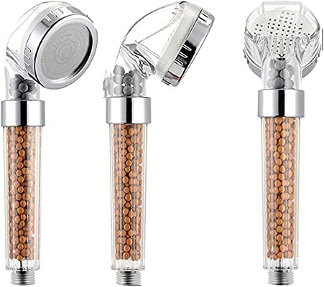 Ionic Shower Head - Water Saving Handheld High Pressure Shower Heads with Multi Layer Filtration and Adjustable Shower Modes - Comes with Shower Head Filter for Hard Water with Water Filtration Stones
