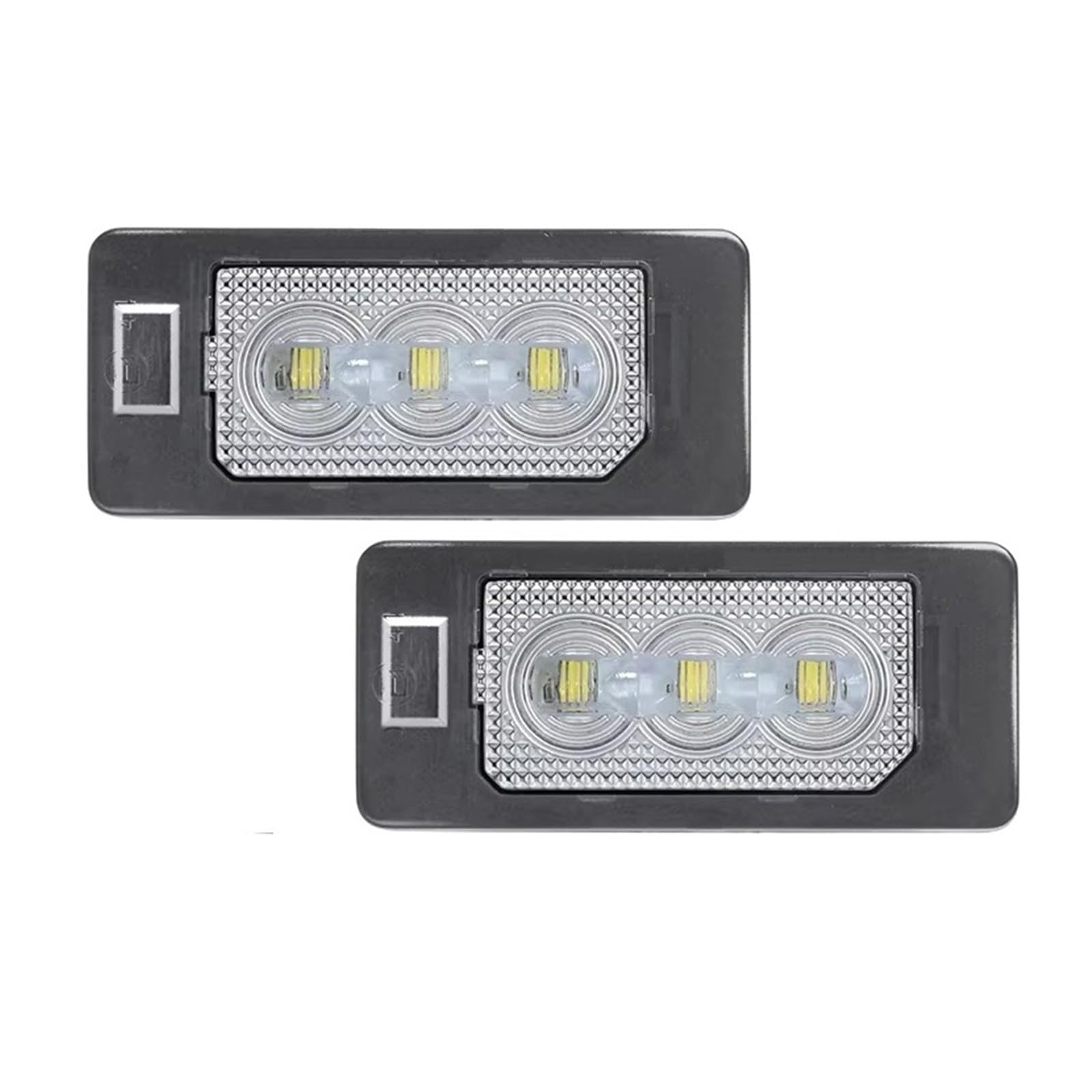 Luz de placa de matrícula coche LED para A4 B8 y A3 con dos lámparas de alta luminosidad 5