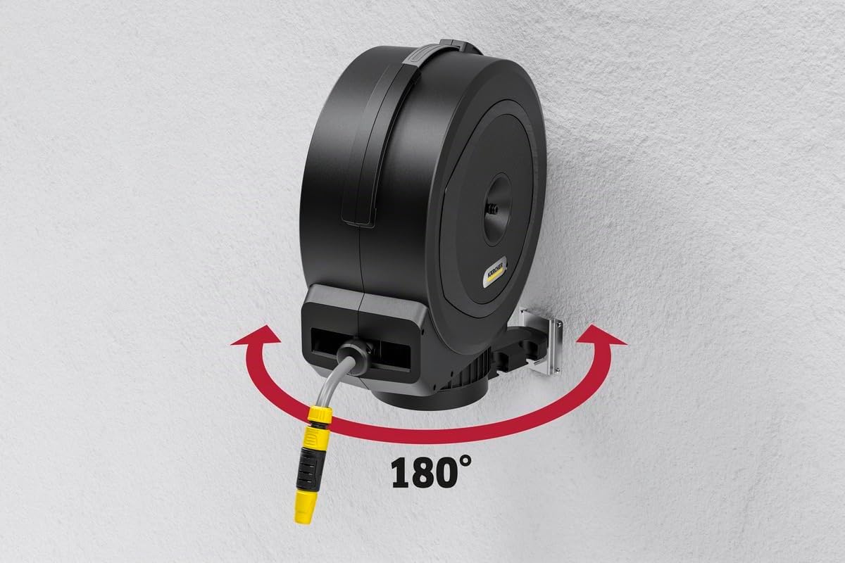 Kärcher HBX 4.15 Automatic 15 m Manguera de conexión 1,5 m Automatic Manguera Acogedora Flexible Negro