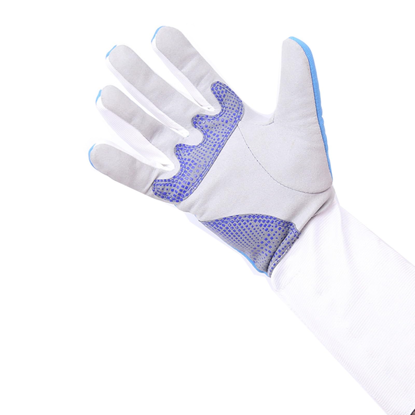 Fechthandschuh, Waschbare Anti-Rutsch-Übungshandschuhe für Degen, Florett und Säbel, Kunstlederfäustling für Das Fechttraining (Color : Right Hand, Size : 8#)