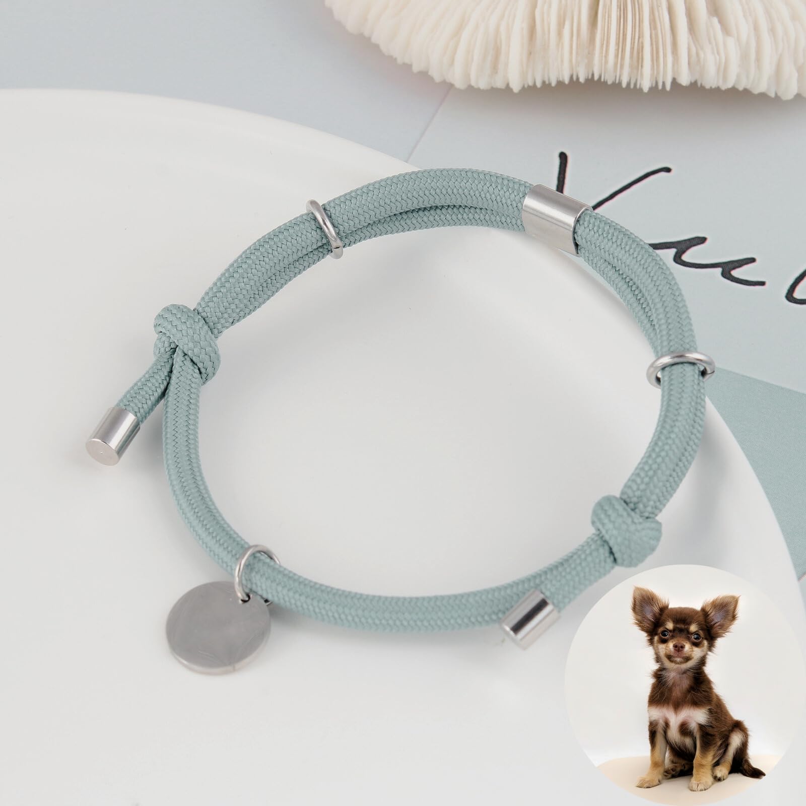 Amazon | Bule Maple 犬 チョーカー 首輪 おしゃれ かわいい コード
