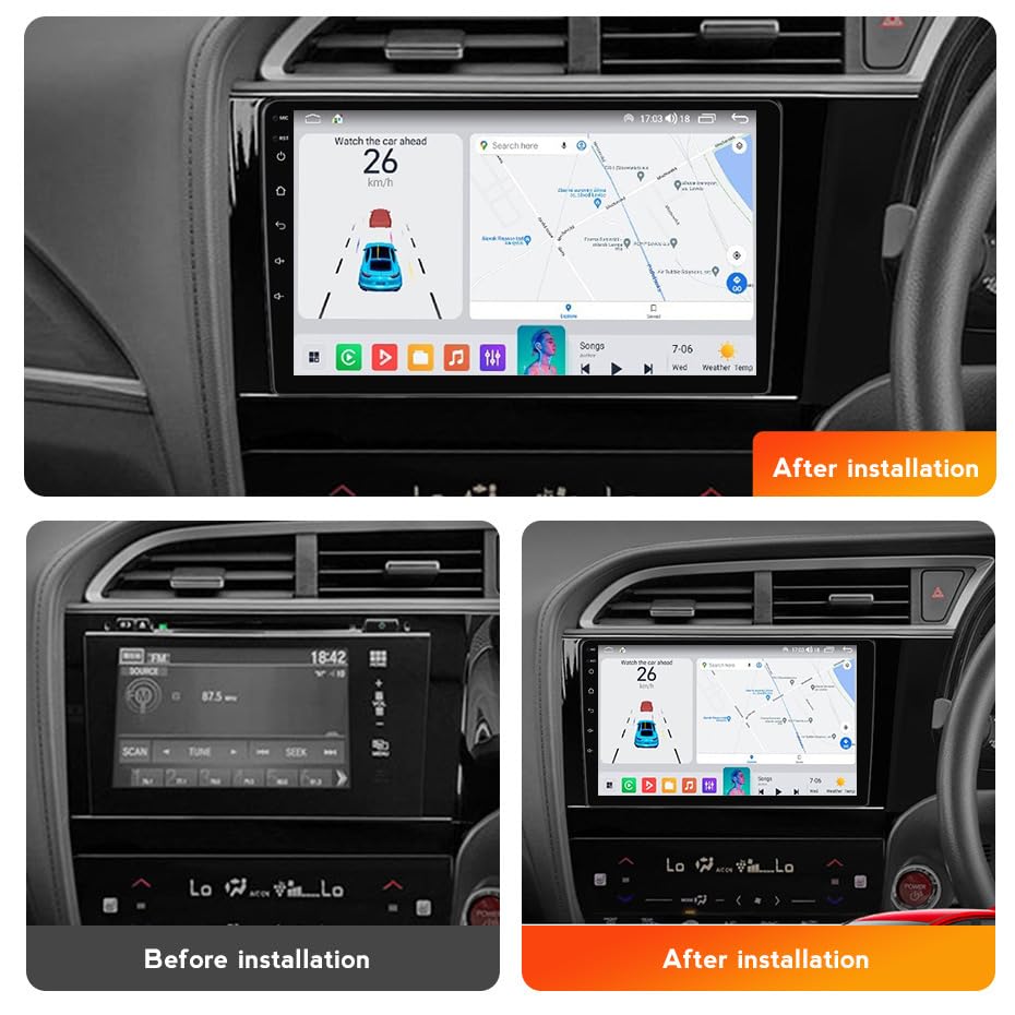 Radio GPS Shuttle 2015-2019 de 9 pulgadas con Android Auto Y400s 2