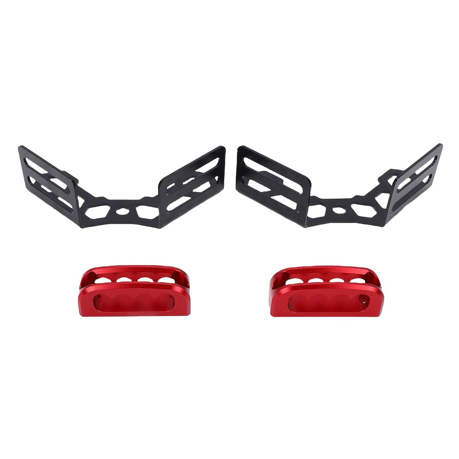 SIXRUN Kit Tacchetti per Soffietti Angolari per Sponda del Letto, Ancoraggi in Acciaio Durevole Adatti per 2005-2015, 2 Set, Installazione Semplice