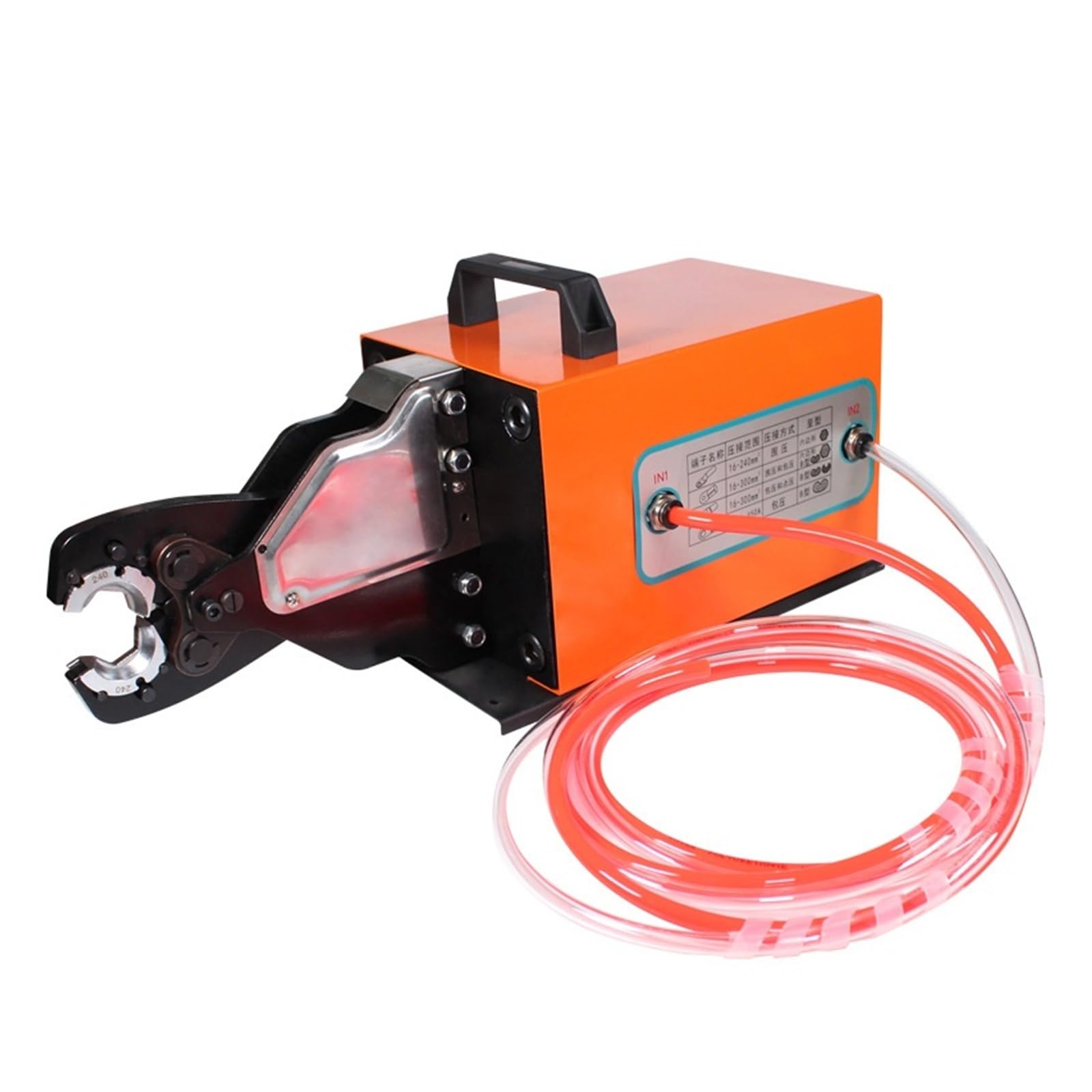 Jhxhfjxz One Color Am-240 Pneumatic Terminal Crimping Machine, Cold-Press Semi-Automatic Wire Crimper For Many Kinds Of Terminals Versitile