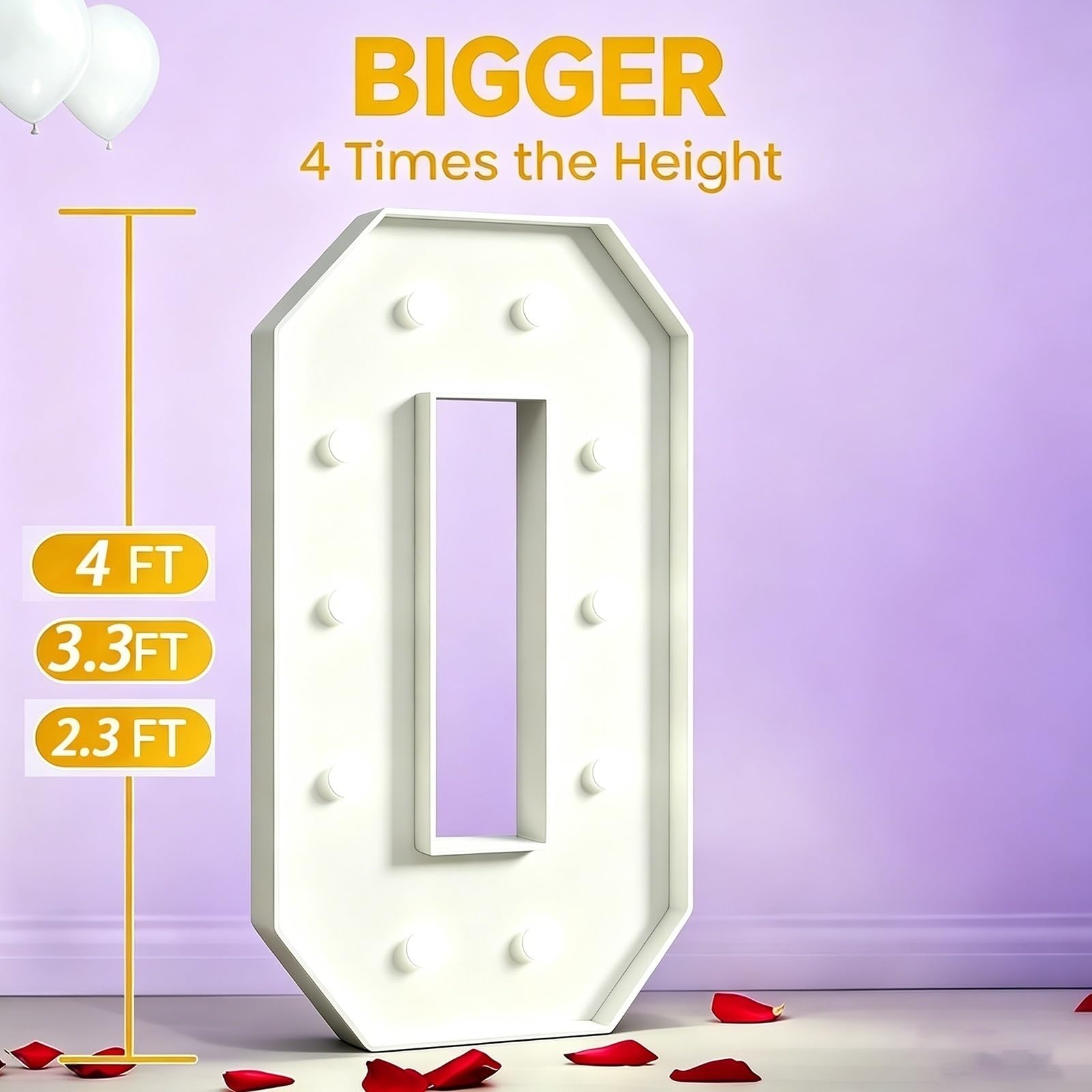 Lettera Tendone 70/100/120cm, Grande Insegna Luminosa LED Decorazioni Feste | Grande 1° 18 16 compleanno Baby Shower Laurea Fidanzamento Matrimonio Proposta matrimonio Decorazione(Letter Q,120cm(4FT))