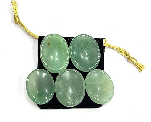 Miniatura 4 de WholesaleGemShop-GEMSCITE - Hermosas 30 piezas de piedras de preocupación para el pulgar con cristales curativos de cristal Reiki, piedra de palma