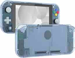 Nintendo Switch Lite 本体グレイシャーブルークリア交換品 Amazon.com: eXtremeRate Glacier Blue DIY Replacement Shell